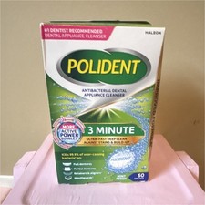 Polident 3 Minute Antibacterial Mint Denture ...