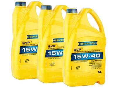 15 (3x5) Liter RAVENOL SVP Standard Viscosity Performance Oil SAE