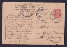 Lithuania Palanga to Sveksna Open Letter 1910.03.13