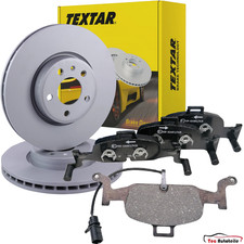 TEXTAR Bremsenkomplettsatz Ø 338 vorne Audi A4 A5 A6 A7 Q5 TDI TFSI Mild Hybrid
