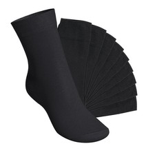 Children's Socks 10 Pairs Everyday black 2730
