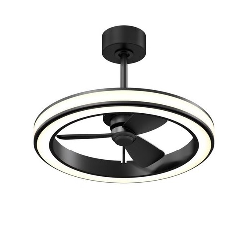 Artika Edwin 23" LED Chandelier Ceiling Black NO REMOTE NO HARDWARE