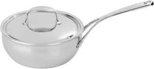 DEMEYERE ATLANTIS 3.5 qt Conic Sauté Pan/Saucier With Lid, 18/10 Stainless Steel