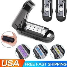 Pill Tablet Cutter Splitter Blade Box Case For Small / Large Pills Fast Easy Cut