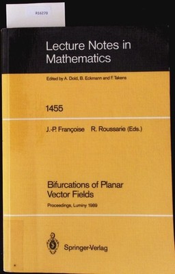 Bifurcations of Planar Vector Fields. Proceedings of a Meeting held in Luminy, F
