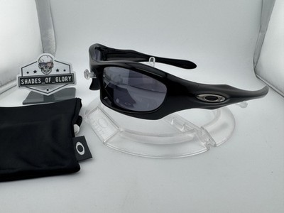 OAKLEY MONSTER DOG POLISHED BLACK W/ BLACK IRIDIUM SUNGLASSES