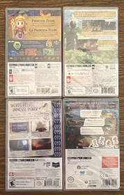 TEN SWITCH GAMES - 9 BRAND NEW NOT OPENED - PLUS GAME & WATCH ZELDA COLOR SCREEN