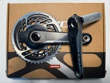 SRAM Quarq Misuratore di Potenza Rosso Guarnitura Assi 2x12 Velocità.  Nuovo