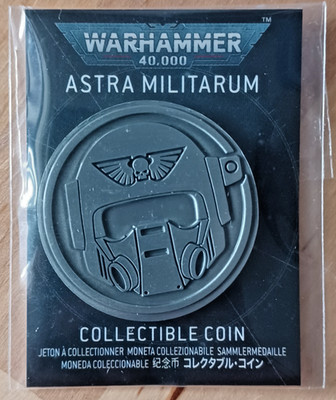 Astra MIlitarum Collectible Coin-Imperial Guard-Cadian-Kasrkin-Warhammer 40k
