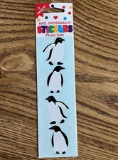 Vintage 1987 Mrs. Grossman’s Penguin Stickers Sealed 3 Sheets
