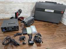 RARE Sony Video 8 CCD-M7U Video Recorder Player EV-P10U w/ Case More -READ