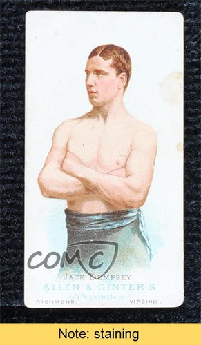 1887 N28 Allen & Ginter #18 Jack Dempsey — Raw