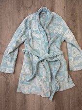 Hello Kitty Plush Fleece Light Blue Robe Size XL
