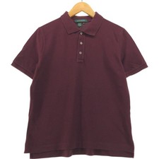 Ralph Lauren Polo Shirt Women M Short Sleeve Rare Design Japan