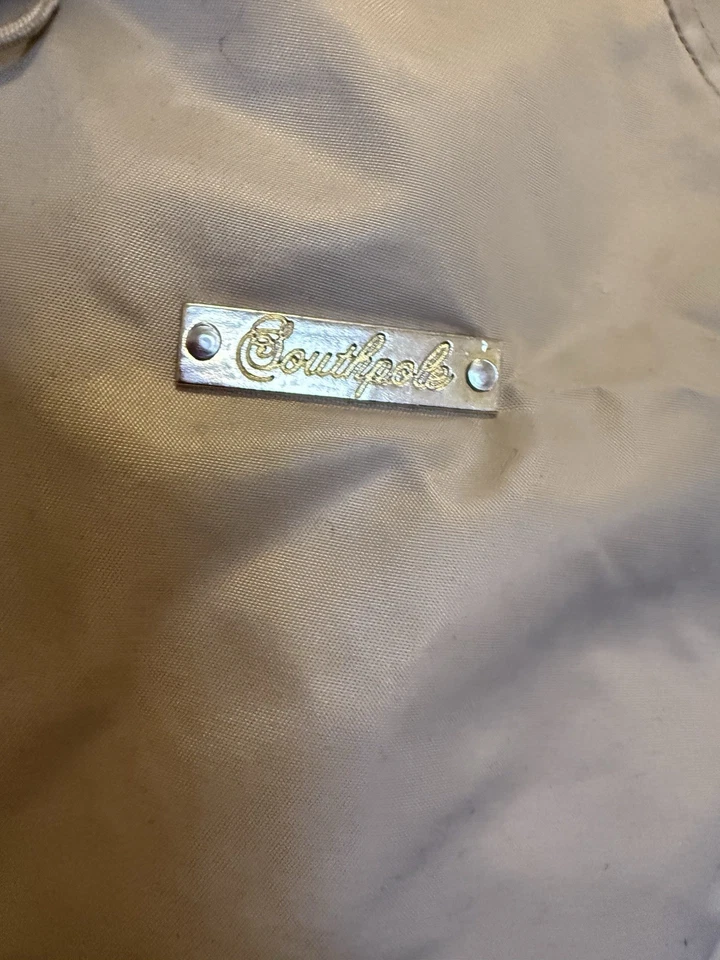 Chaqueta de piel sintética satinada vintage AOP Y2K South Pole para mujer talla XL Foto 3 de 4