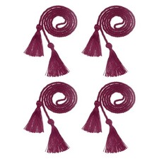 4 Pcs Graduation Cords, Graduation Tassel Honor Cords, Burgundy
