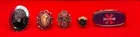 Lot of 5 Unique Vintage Costume Jewelry Rings (Self Sizing)