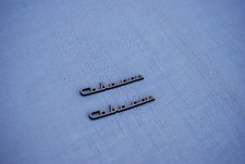 2 logos neufs à coller d'origine de marque CABASSE 53 mm