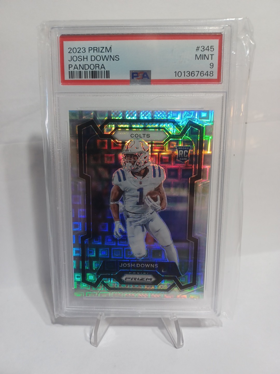 2023 Prizm Josh Downs Pandora/400 PSA 9