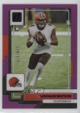 2022 Panini Clearly Donruss Purple 124/175 Deshaun Watson #12 uk2