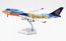 1:200 SQ Wings Singapore Airlines B747-400 Passenger Airplane Diecast Model