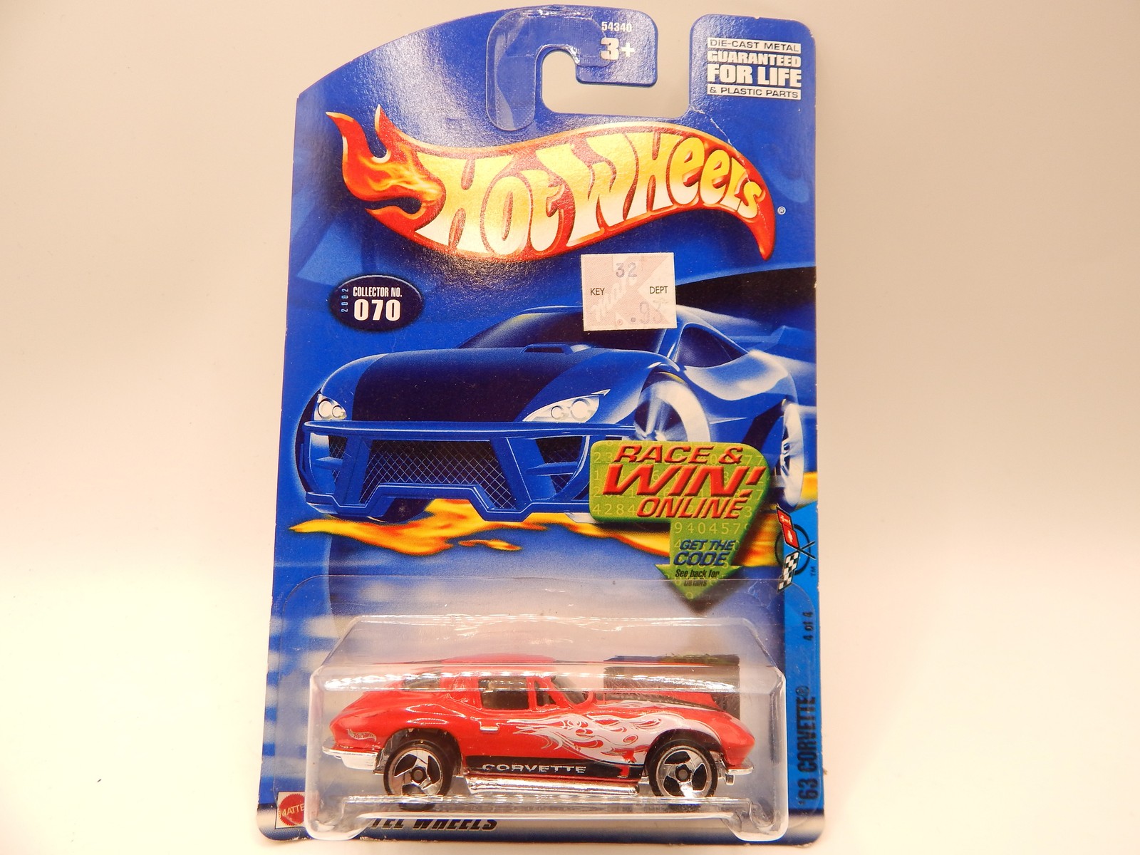 2001 Hot Wheels Red '63 Corvette