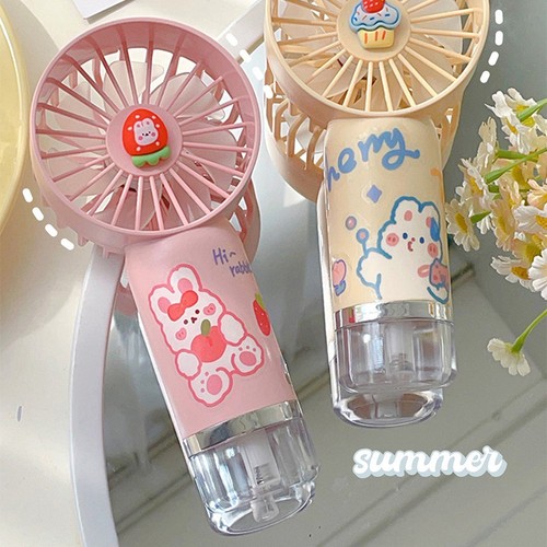 Portable Misting Fan Handheld Person Mister Fan Battery Operated Water Mist Fa a - Afbeelding 3 van 23
