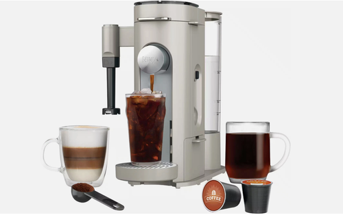 Ninja Pods & Grounds Single-Serve Coffee Maker Stone – Minor Cosmetic Damage