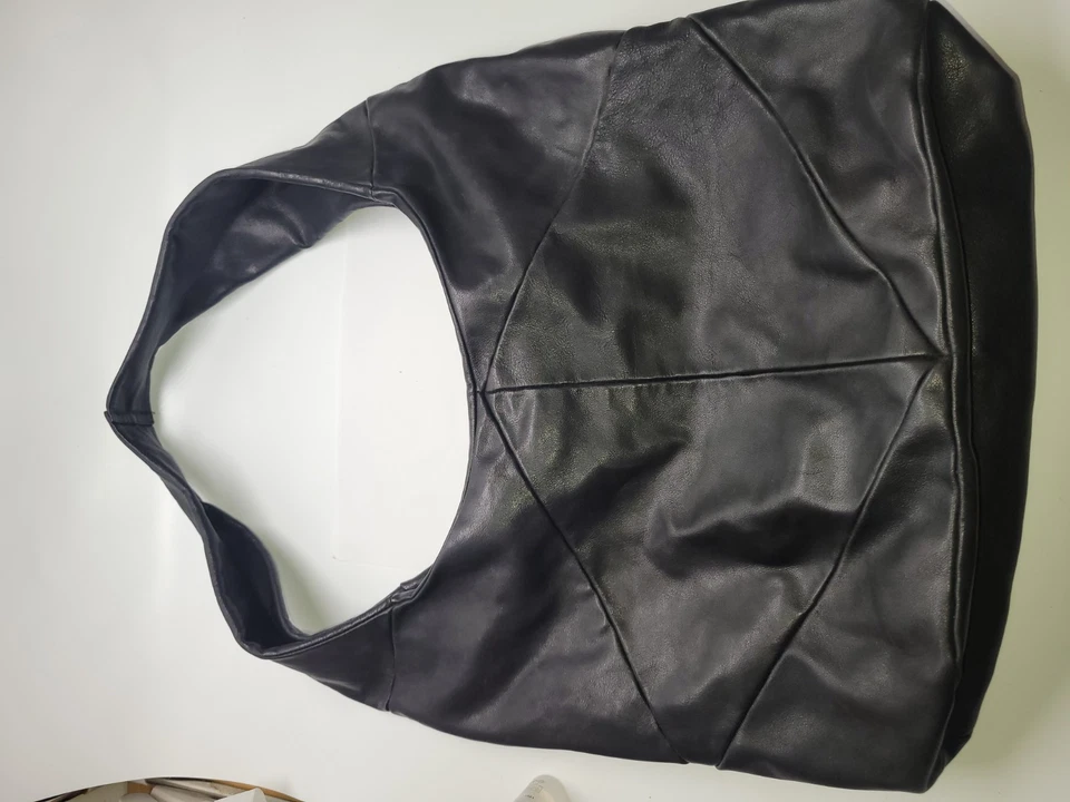 Giorgio Armani Le Collezioni черный кожаный негабаритный Hobo наплечная сумка большой - Изображение 3 из 4