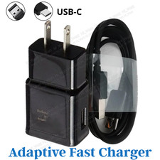 Adapter Fast Charger Type C With Android Phone Charging Cable For Samsung S10 S9