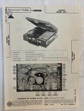 Vintage Sams Photofact Schematic 4-1965 CALIFCO MODELTRP-1