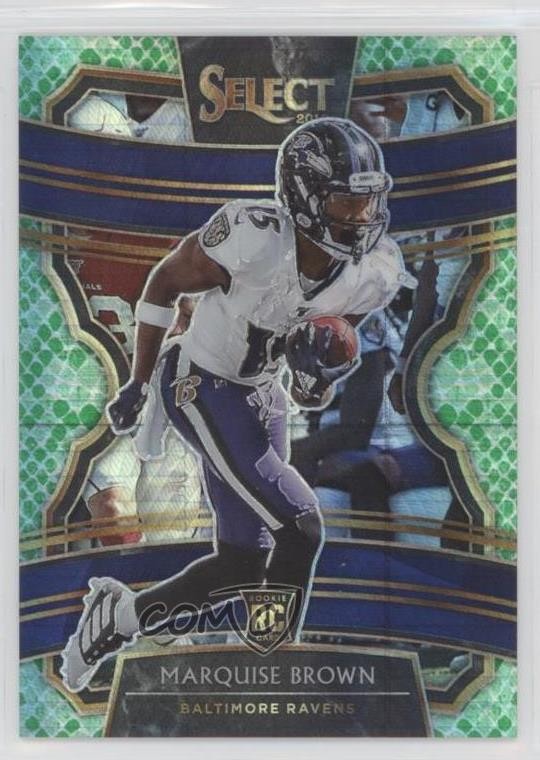 2019 Select Concourse Tmall Dragon Scale Prizm 71/88 Marquise Brown Rookie RC