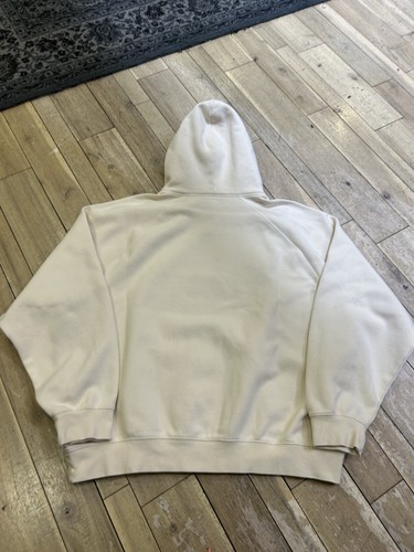 Size XL - ESSENTIALS Fear Of God Pullover Hoodie “Egg Shell” - Picture 6 of 10