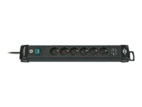 Brennenstuhl 19511602 3m Internal Managed IP20 Black 6 Outlet s AC Strip