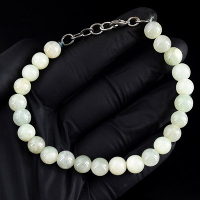 Bestes wahres Weltklasse wunderschönes Aventurin 98,00 kt Perlenarmband RK 52 E780