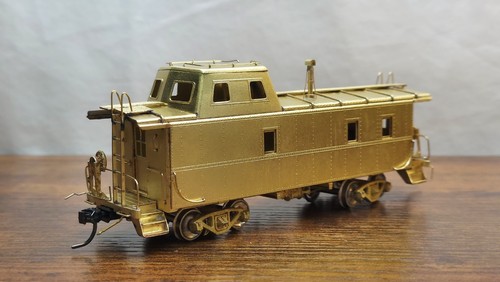 HO Scale Brass Hallmark Models Wabash Steel Caboose Streamlined Cupola Unpainted - Picture 5 of 11