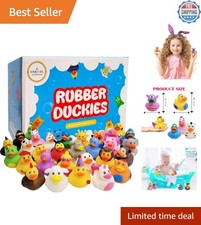 25 Colorful Rubber Duckies - Perfect for Gifts, Parties  Classroom Incentives