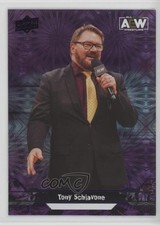 2023 AEW All Elite Wrestling Crew Purple Pyro 129/149 Tony Schiavone #89 1d7l