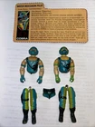 Copperhead V1 BLUE GLOVES GREEN 1984 G.I. Joe Hasbro Vintage Action Figures BH