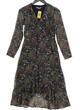 Oliver Bonas A-Line Maxi Dress UK6 in Black