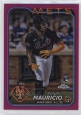 2024 Topps Chrome Update Rookie Debut Magenta Refractor /399 Ronny Mauricio 14md
