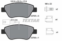 Textar 2370502 Bremsbelagsatz, Scheibenbremse FüR Alfa Romeo Passend FüR Fiat