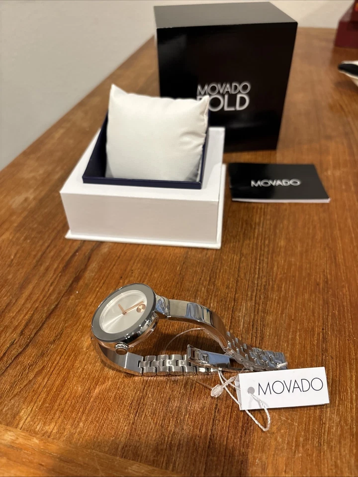 Movado Women's Bold Silver Dial Stainless Steel Watch - 3600194 ($495 MSRP) - image 4 of 4