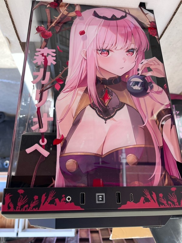 HYTE Y40 Mori Calliope Limited Edition ATX Mid Tower Case Black/Pink