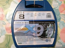 CATENE DA NEVE NUOVE CORA X9 GRUPPO 8 9mm