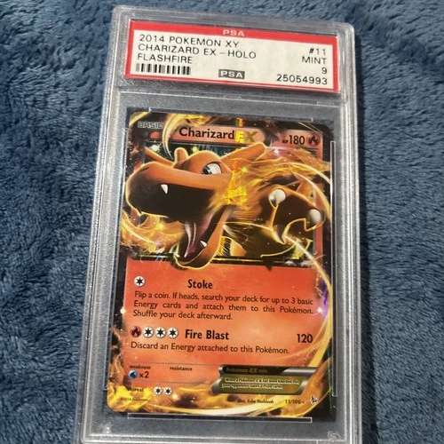 2014 POKEMON XY FLASHFIRE #11 CHARIZARD EX FLASHFIRE PSA 9