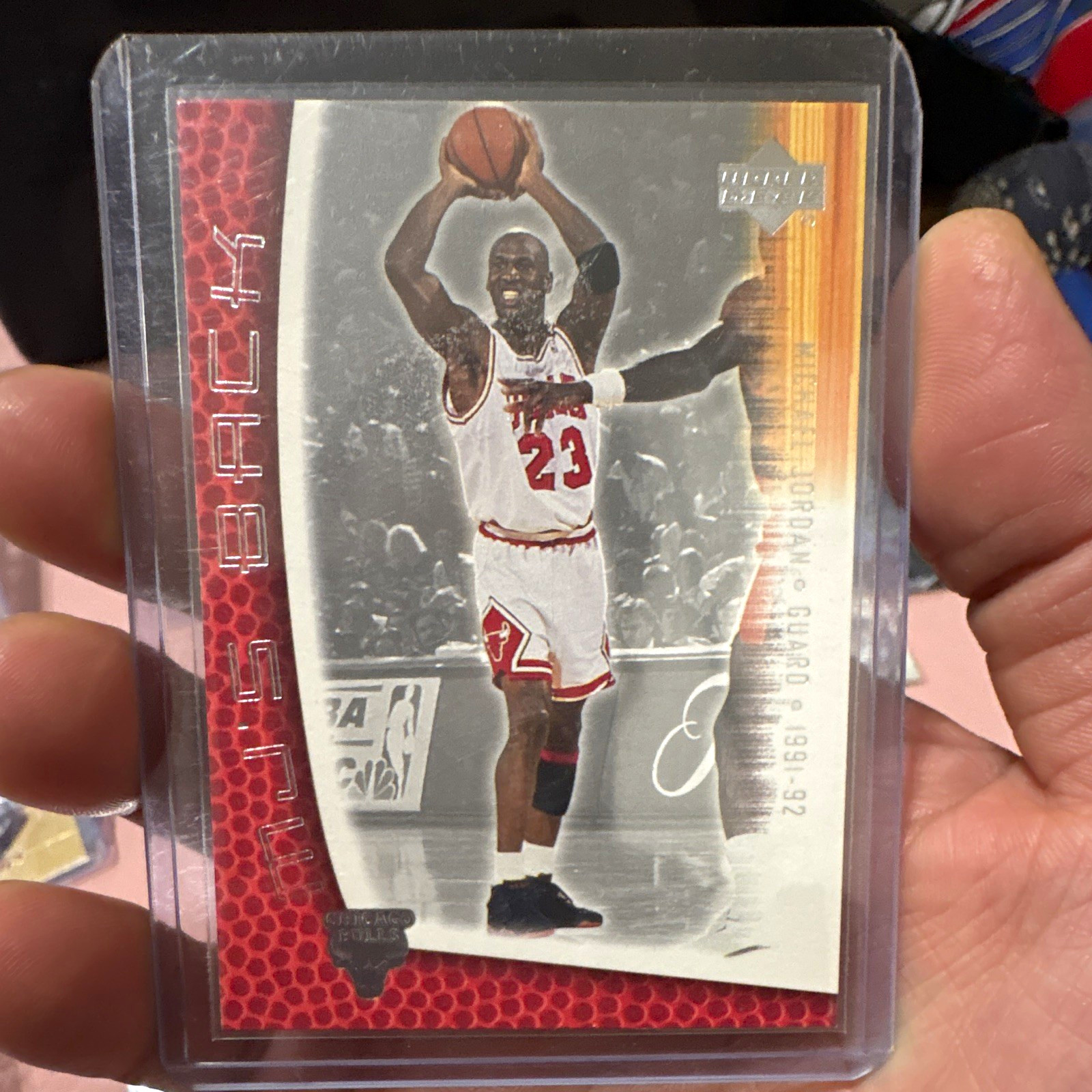 Upper Deck MJ's Back Michael Jordan 1991-92 Bulls #MJ-31 2001 Hologram