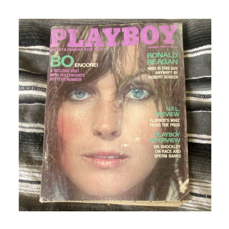 Playboy Magazine August 1980 Volume 27 Issue 8 English Monthly