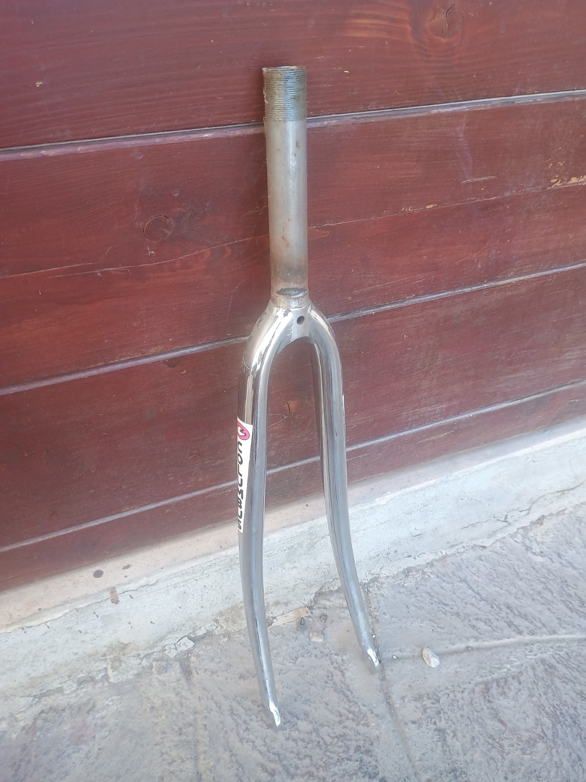 1990s Vintage Forcella Unicrown Steel Fork 1" X Bianchi EL VGC 620g 53.5 Cm