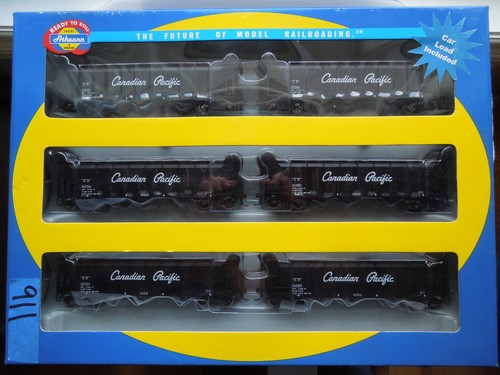 PAQUETE DE 6 TOLVAS OFFSET ESCALA HO ATHEARN CANADIAN PACIFIC 44' 3 BAHÍAS #95630 | Zustand: New